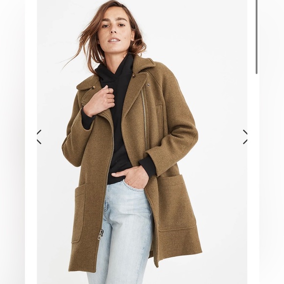 LAST CHANCE!!! Madewell Eldridge Wool Blend Coat - Picture 3 of 7